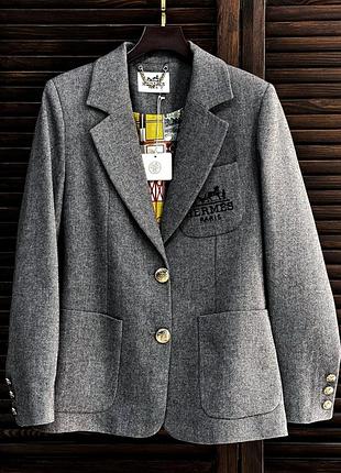 Пиджак женский коттоновый 100% cotton | брендовый жакет с вышивкой | стильный пиджак s-xl