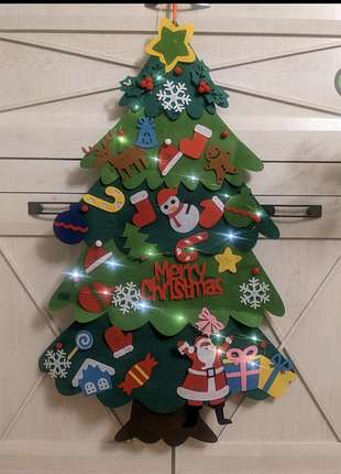 Фетровая елка из фетра