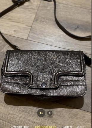 Шкіряна сумка бронза konstantin starke