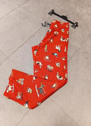 Флісові піжамні штани
червоні
