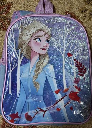 Дуже крутий фірмовий двосторонній рюкзак для дівчинки frozen.