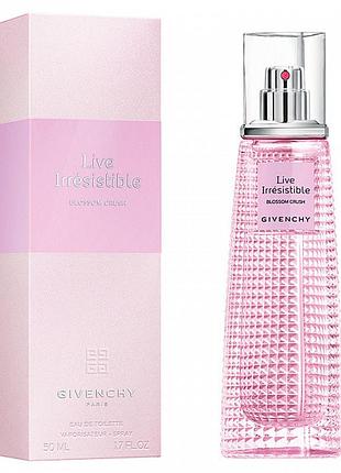 Оригінал givenchy live irresistible blossom crush 50 ml туалетна вода