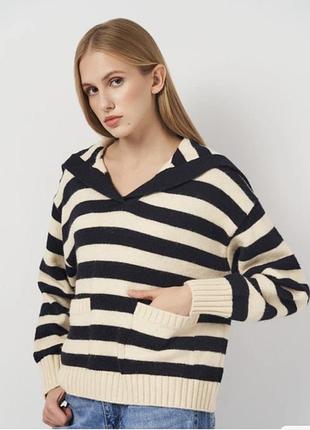 Светр zara у смужку