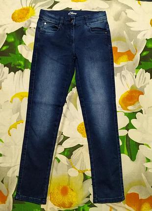 Брендовые,джинсы скинни для девочки 9-10 г