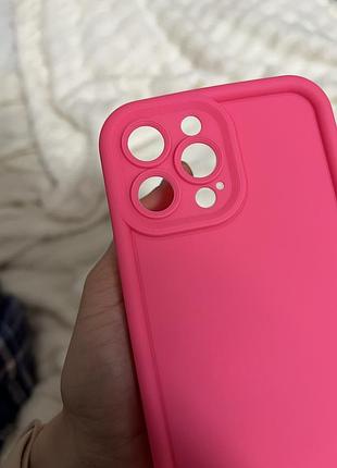 Чохол для iphone 13 pro max з ремінцем, рожевий, новий