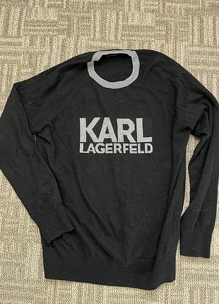 Светр шерсть з написом в камінці