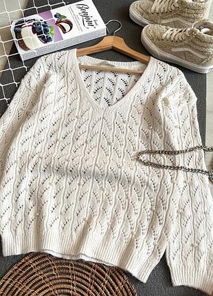 Классный свитер oversize (11% альпака) 3