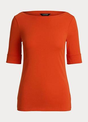 Топ lauren ralph lauren judy з вирізом «човник», розмір s