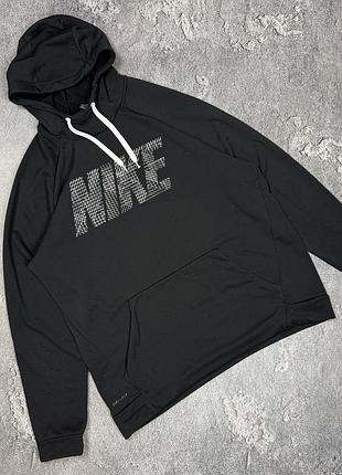 Худі nike dri-fit чорний xl для бігу
