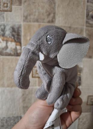 Ikea djungelskog серый klappar elefant elephant 4" маленькая плюшевая мини-игрушка