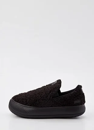 Жіночі сліпони suede mayu slip-on teddy 38488701 40 (6.5uk) 25.5 см чорні (4064536310930)