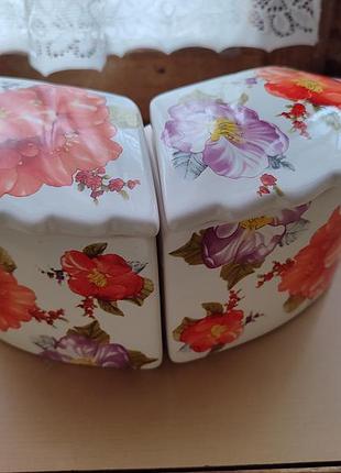 Набор из 2 шкатулок, фарфор