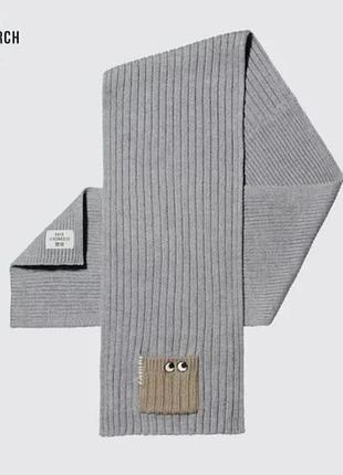 Стильный шарф uniqlo&amp;anya hindmarch