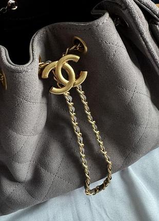 Сумка 27 mini handbag grey/gold 6