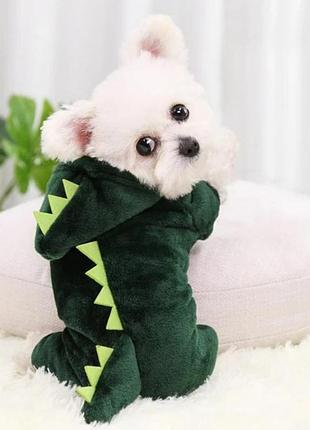 Костюм динозавра для животных.