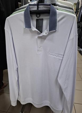 Мужской свитер поло белого цвета
