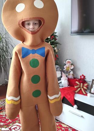 Костюм імбирний пряник новорічний костюм