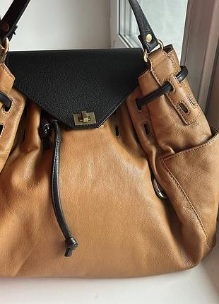 Кожаный рюкзак-сумка michael kors