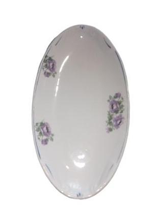 Блюдо дулево сервировочное фарфор, овальное, селедочница, ссср, тарелка, винтаж, ретро посуда