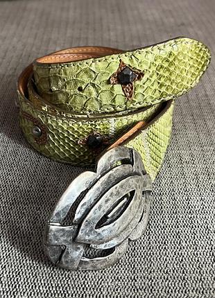 Жіночий  ремінь з пітона rh milano
