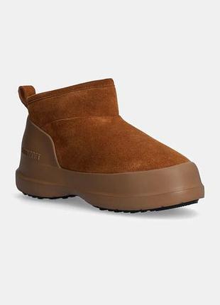 Замшеві чоботи moon boot mb luna low boot suede