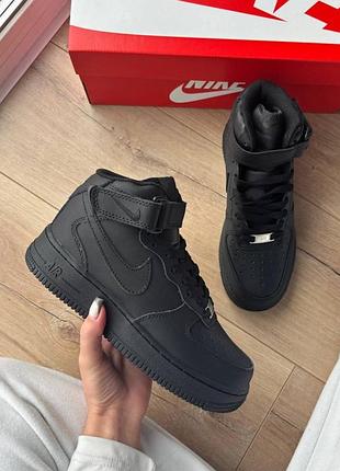 Мужские кроссовки nike air force 1 high black / smb+ 🔗