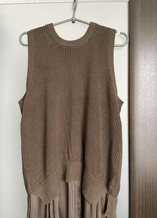 Сукня-светр allsaints котон 2