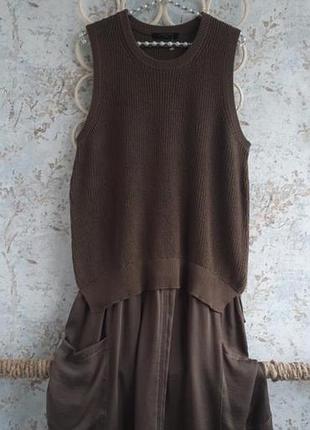 Сукня-светр allsaints котон 9