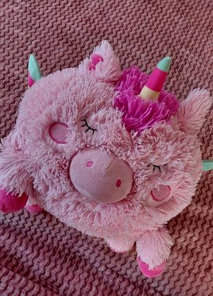 Мягесенька подушка, подушка єдиноріг дитяча