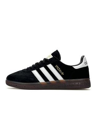 Женские кроссовки adidas spezial black white
