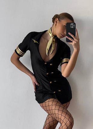 Костюм стюардеси 🖤 5