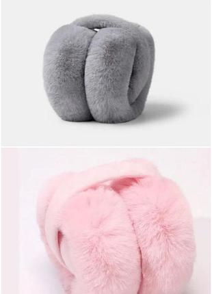 Хутряні теплі навушники, осінь-зима