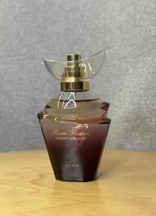 Жіноча парфумована вода avon rare flowers night orchid, 50 мл. йде без коробочки