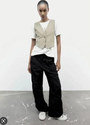 Карго штани жіночі парашути zara s-m