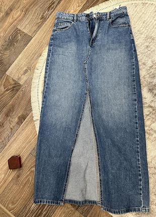 Спідниця джинсова максі с