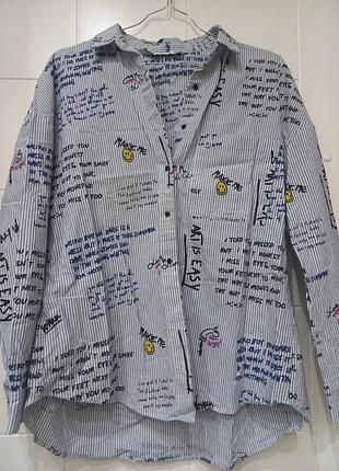 Zara рубашка р.xs-s