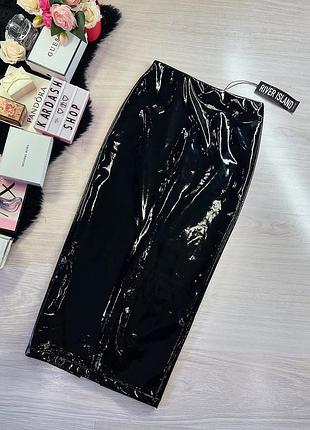 Спідниця лакова