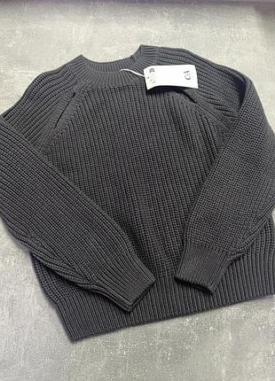 Светр на дівчинку сірий однотонний на 128 см від c&a