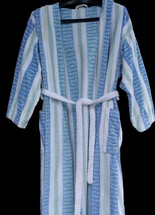 Чоловічий махровий халат, 100% бавовна