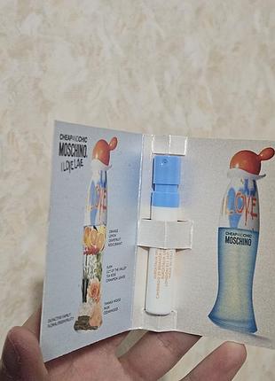 Оригинальный пробник парфюма moschino i love love 2 мл