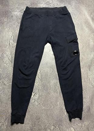 Чоловічі штани cp company оригінал темно-сині розмір m