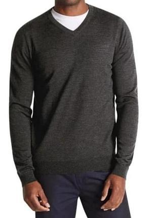Чоловічий пудов ер с v-образом, джемпер, чоловіча кофта, мужская базовая кофта
