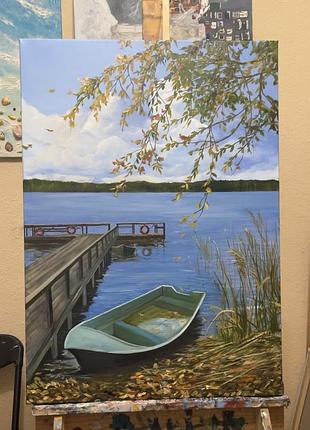 Картина маслом на холсте.