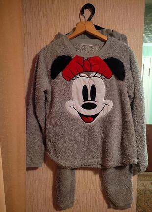 Домашній костюм - піжама з тканини тедді махра в розмірі 46-48(m-l)