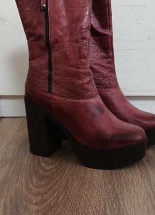 Ботинки женские из натуральной кожи, размер 37