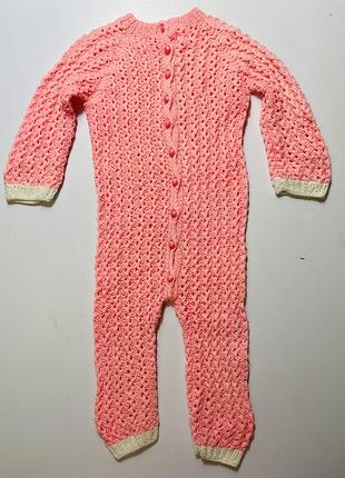 Чоловічок вʼязаний на дівчинку 60-62 см