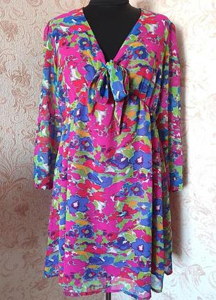 Шифонова сукня шифоновое платье розмір 52-54