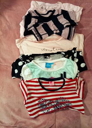 Пакет футболок на возраст 4-6 лет