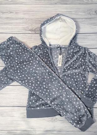 Нова тепла сіра піжама