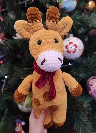 Игрушка жираф ручной работы